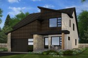 Modern Style House Plan - 4 Beds 3.5 Baths 2185 Sq/Ft Plan #51-1348 