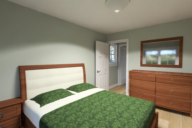 Dream House Plan - Interior - Master Bedroom 1 for Cottage House Plan #513-2434 - 1 bed, 1 bath