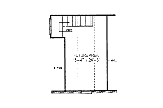 Floor Plan - Other Floor for Cottage House Plan #410-140 - 3 bed, 3 bath