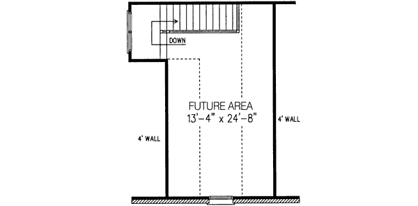 Cottage Floor Plan - Other Floor Plan #410-140