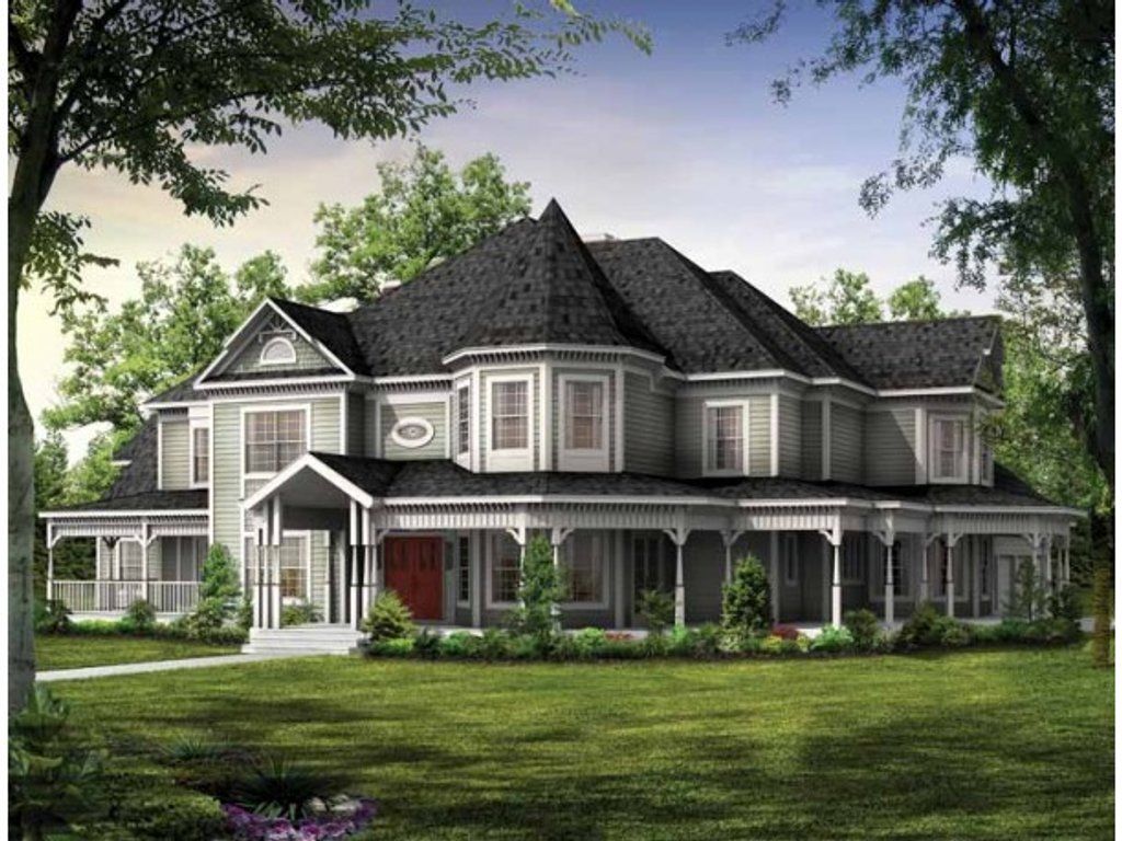 Victorian Style House Plan 5 Beds 6 Baths 4826 Sq/Ft