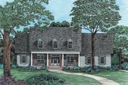 Country Style House Plan - 4 Beds 3.5 Baths 2815 Sq/Ft Plan #20-1029 