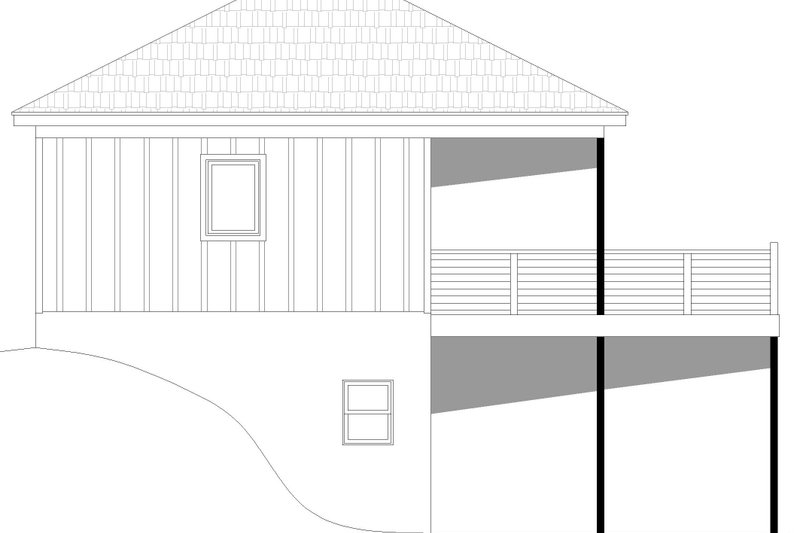 Dream House Plan - Exterior - Other Elevation for Prairie House Plan #932-752 - 1 bed, 1.5 bath