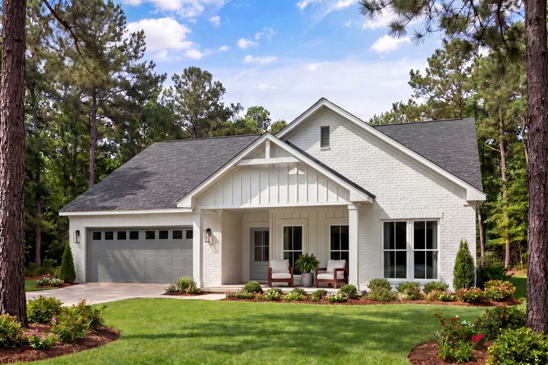 Home Plan - Exterior - Front Elevation 2 for Farmhouse House Plan #430-433 - 3 bed, 2 bath