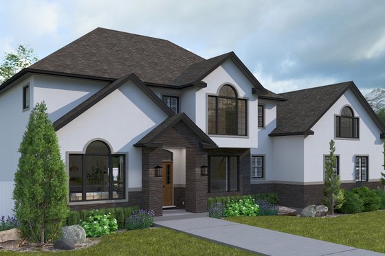 Exterior - Front Elevation 3 for Traditional House Plan #1060-268 - 3 bed, 2.5 bath