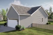 Traditional Style House Plan - 3 Beds 2 Baths 1289 Sq/Ft Plan #455-728 Exterior 