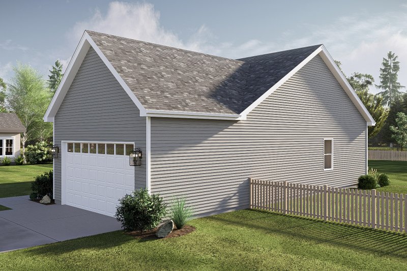 House Blueprint - Exterior - Other Elevation 1 for Traditional House Plan #455-728 - 3 bed, 2 bath
