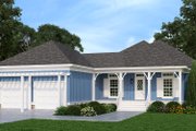 Traditional Style House Plan - 3 Beds 2 Baths 1362 Sq/Ft Plan #45-620 