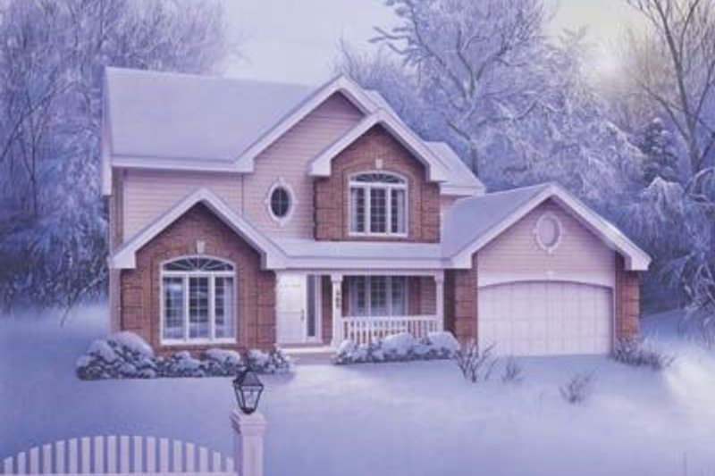 Dream House Plan - European Exterior - Front Elevation Plan #57-126