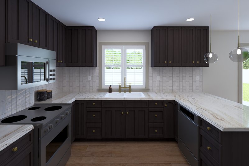 House Design - Interior - Kitchen 1 for Traditional House Plan #1060-385 - 3 bed, 2.5 bath