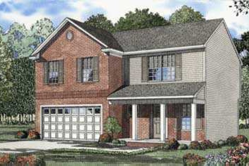 Traditional Style House Plan - 4 Beds 2.5 Baths 1771 Sq/Ft Plan #17-434