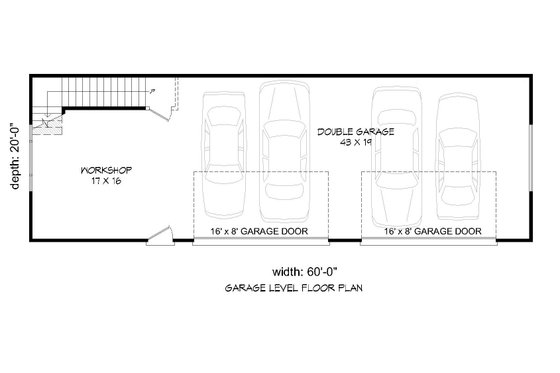 Floor Plan - Main Floor for Colonial House Plan #932-279, 0 bath