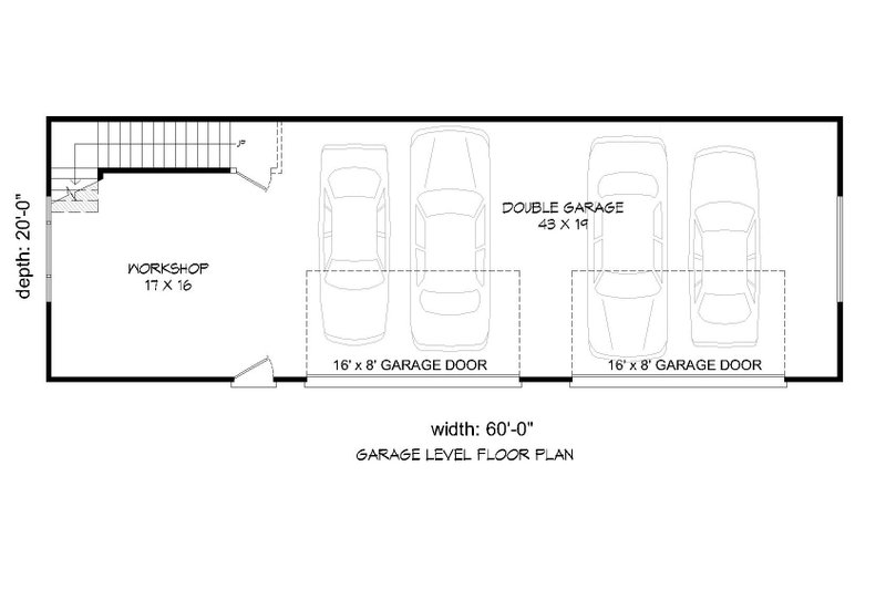 Home Plan - Floor Plan - Main Floor for Colonial House Plan #932-279, 0 bath