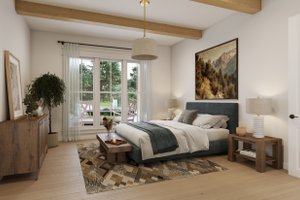Interior - Master Bedroom for Farmhouse House Plan #430-395 - 3 bed, 2.5 bath