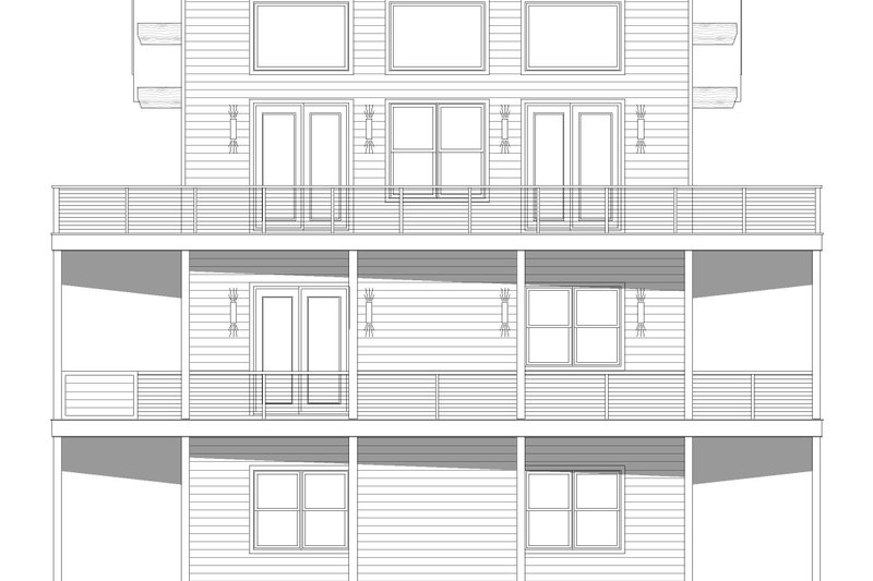 Dream House Plan - Exterior - Front Elevation 3 for Contemporary House Plan #932-1435 - 3 bed, 2.5 bath