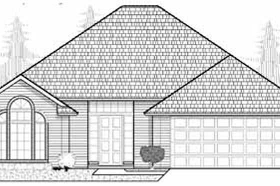 Exterior - Front Elevation for Traditional House Plan #65-193 - 3 bed, 2 bath