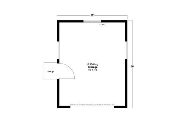 House Blueprint - Traditional Floor Plan - Main Floor Plan #124-1319