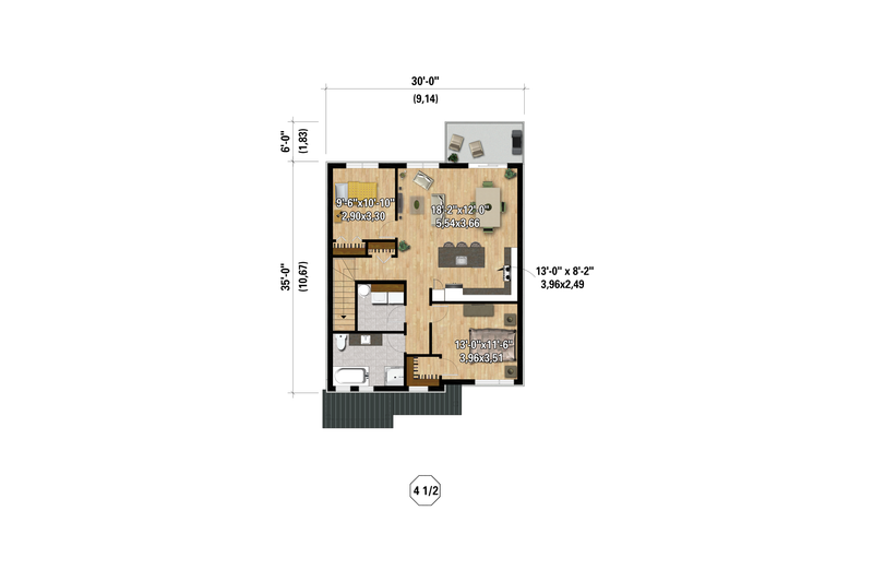House Plan Design - Floor Plan - Upper Floor for Contemporary House Plan #25-4980 - 6 bed, 3 bath