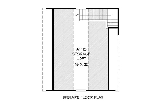 Floor Plan - Upper Floor for Country House Plan #932-222, 0 bath