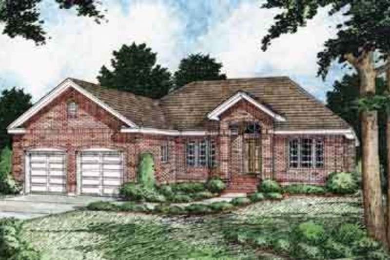 House Design - Traditional Exterior - Front Elevation Plan #126-137