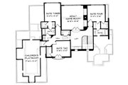 European Style House Plan - 5 Beds 3 Baths 4542 Sq/Ft Plan #413-121 