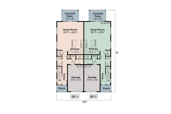 Dream House Plan - Floor Plan - Main Floor for Modern House Plan #124-1472 - 10 bed, 10 bath