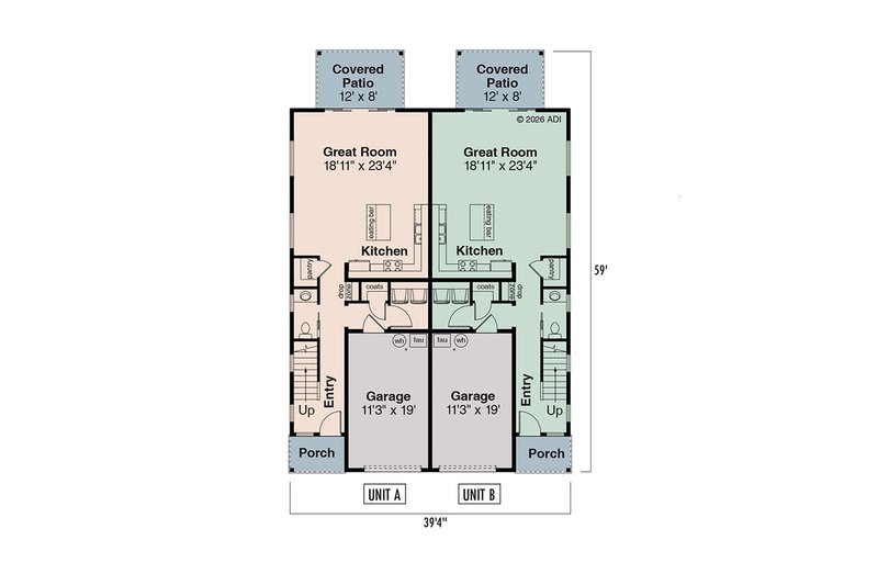 Dream House Plan - Floor Plan - Main Floor for Modern House Plan #124-1472 - 10 bed, 10 bath