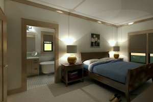 Interior - Master Bathroom 2 for Craftsman House Plan #489-13 - 3 bed, 2 bath