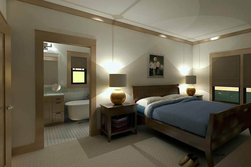 House Design - Interior - Master Bathroom 2 for Craftsman House Plan #489-13 - 3 bed, 2 bath