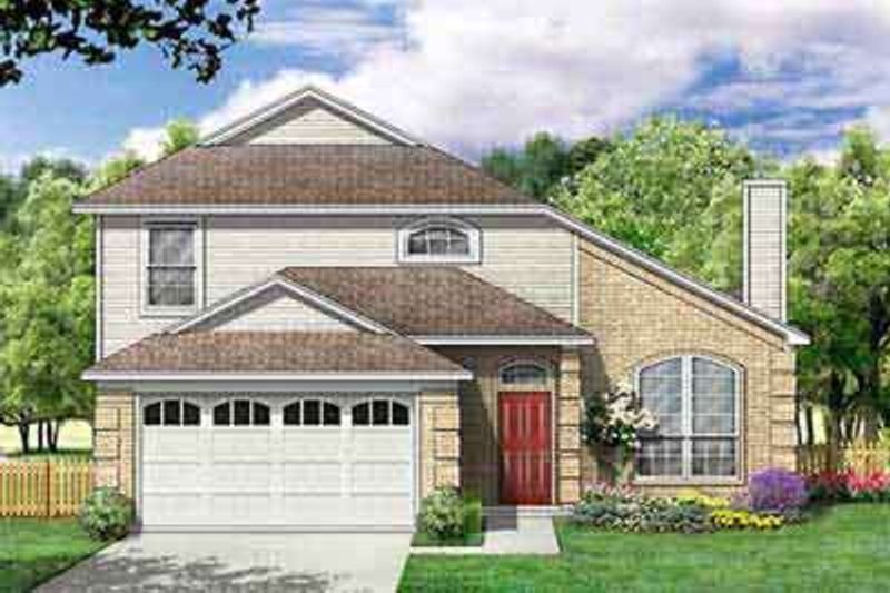 Home Plan - Traditional Exterior - Front Elevation Plan #84-210