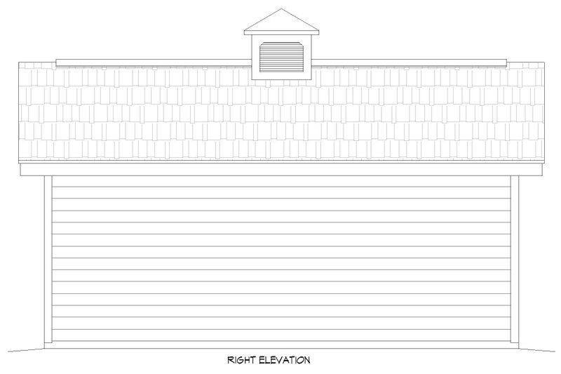 Home Plan - Exterior - Other Elevation 1 for Traditional House Plan #932-517, 0 bath
