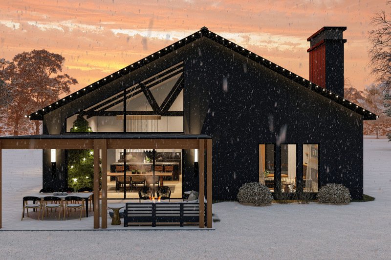 House Plan Design - Exterior - Other Elevation 1 for Barndominium House Plan #455-240 - 3 bed, 2.5 bath