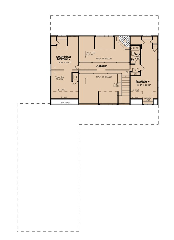 Home Plan - Farmhouse Floor Plan - Upper Floor Plan #923-104