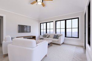 Interior - Family Room for Beach House Plan #1094-29 - 1 bed, 1 bath