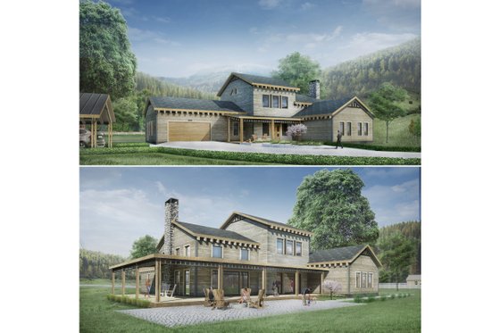 Exterior - Other Elevation for Modern House Plan #924-6 - 3 bed, 2.5 bath