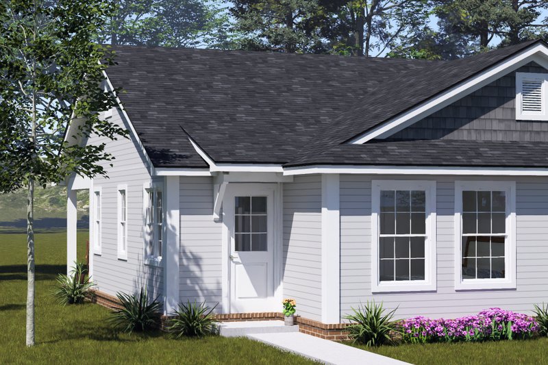 Architectural House Design - Exterior - Other Elevation for Cottage House Plan #513-2445 - 2 bed, 2 bath