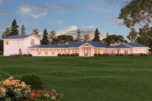 Barndominium Exterior - Front Elevation Plan #888-11