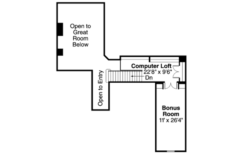 Dream House Plan - Floor Plan - Other Floor for Craftsman House Plan #124-643 - 3 bed, 3.5 bath