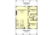 Farmhouse Style House Plan - 2 Beds 1 Baths 960 Sq/Ft Plan #430-277 