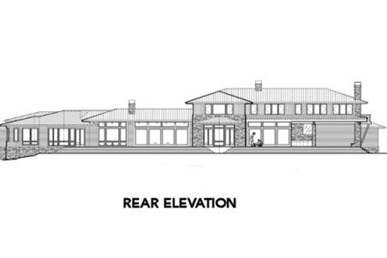 Exterior - Other Elevation for Modern House Plan #48-256 - 4 bed, 4.5 bath