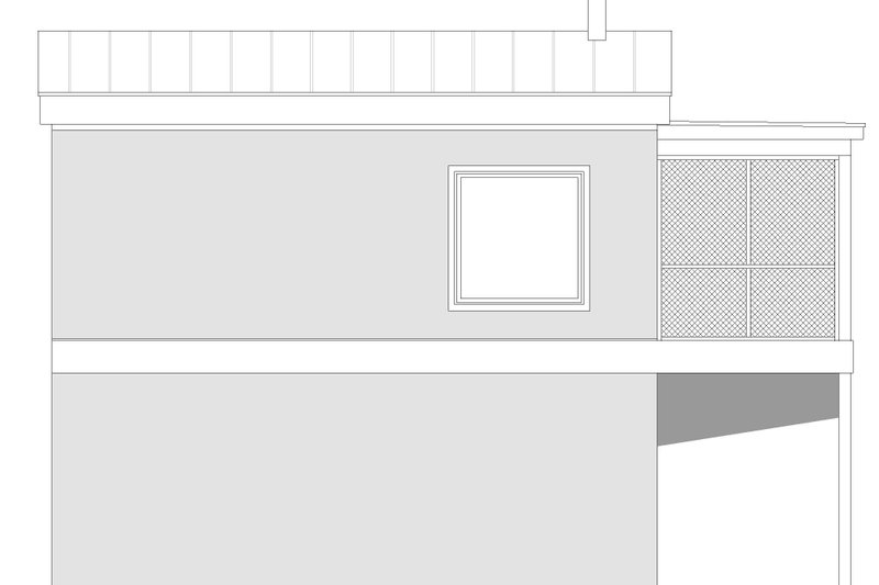 Home Plan - Exterior - Rear Elevation for Modern House Plan #932-689 - 1 bed, 1 bath