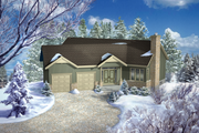 Country Style House Plan - 2 Beds 2 Baths 1553 Sq/Ft Plan #25-4657 