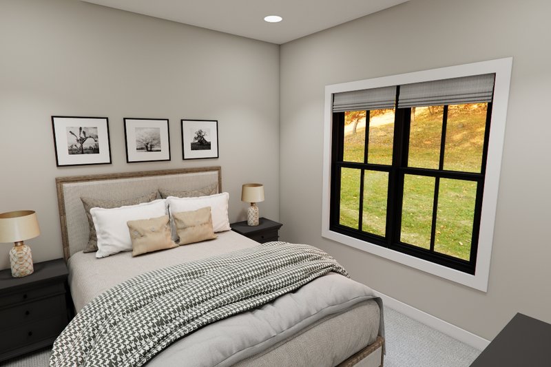 House Design - Interior - Bedroom for Craftsman House Plan #51-1403 - 3 bed, 2 bath