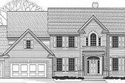 Colonial Style House Plan - 4 Beds 3.5 Baths 4130 Sq/Ft Plan #67-618 