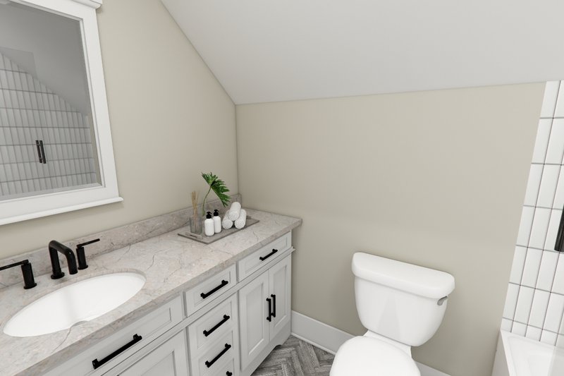 House Blueprint - Interior - Bathroom for Farmhouse House Plan #51-1283 - 3 bed, 3.5 bath