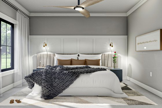 Interior - Bedroom for Barndominium House Plan #455-274 - 3 bed, 2 bath