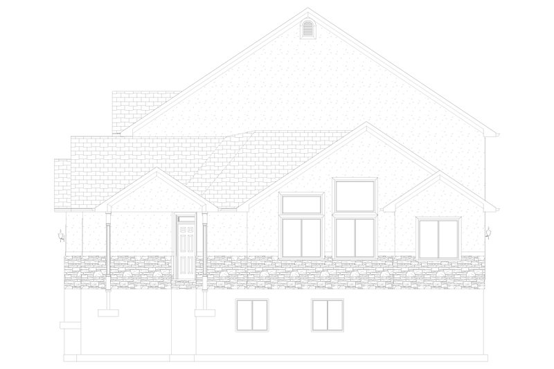 Dream House Plan - Exterior - Other Elevation 4 for Traditional House Plan #1060-335 - 10 bed, 12 bath