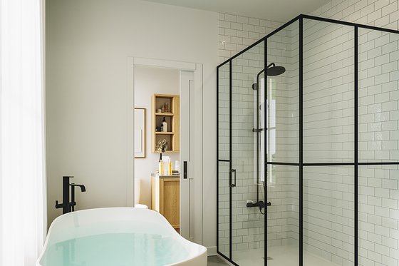 Interior - Master Bathroom for Farmhouse House Plan #23-2753 - 4 bed, 2.5 bath
