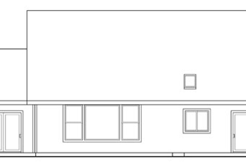 House Plan Design - Exterior - Rear Elevation for Traditional House Plan #124-347 - 3 bed, 2.5 bath