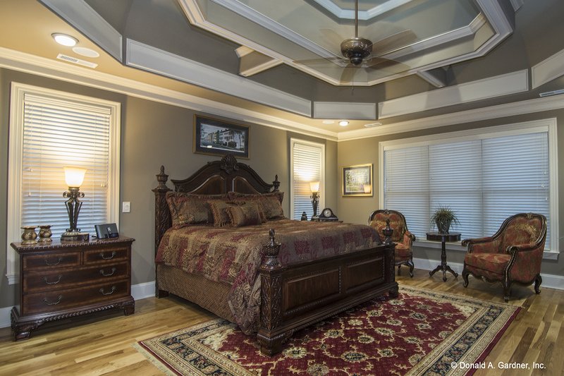 Architectural House Design - Interior - Master Bedroom for Country House Plan #929-556 - 4 bed, 3 bath